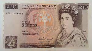 Bank of england i promise to pay the bearer on demand the sum of ten pounds london for the govr. I 80s On Twitter Bank Notes Bank Of England Banknote Collection