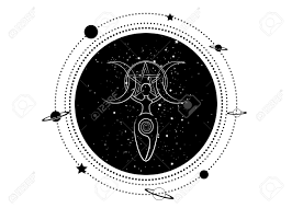 Check spelling or type a new query. Woman Spiral Goddess Of Fertility And Triple Moon Wiccan The Royalty Free Cliparts Vectors And Stock Illustration Image 139252311