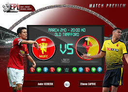 Read about watford v man utd in the premier league 2018/19 season, including lineups, stats and live blogs, on the official website of the premier league. Manchester United V Watford Preview Team News Stats Key Men Epl Index Unofficial English Premier League Opinion Stats Podcasts