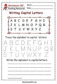 Alphabet worksheets from a to z. Writing Capital Letters Worksheets Pdf