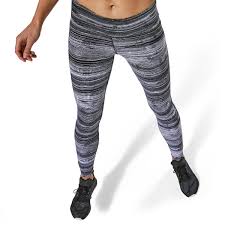 reebok lux tights stratified stripes black reebok norway