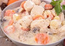 Blanquette De Poulet Legere Ww Plat Et Recette
