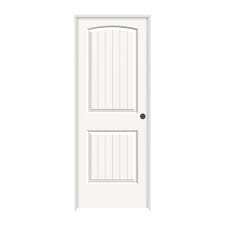 Jeld Wen 24 In X 80 In Santa Fe White Painted Left Hand Smooth Molded Composite Mdf Single Prehung Interior Door Thdjw137500622 Prehung Interior Doors Prehung Doors Custom Interior Doors