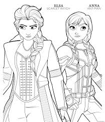 Ants are part of the scientific phylum known as arthropods. Ant Man Anna And Scarlet Witch Elsa Disney Avengers Coloring Pages Printable