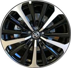 All wheels are guaranteed to arrive in immaculate condition unless otherwise stated. Aly96968 Toyota Highlander Wheel Black Machined