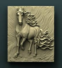 3d Stl Model Relief For Cnc Router Aspire Artcam The Awesome Horse 2 32 Buy 2 Products In A Row And Get 20 Plaster Art Wood Carving Art Mural Wall Art