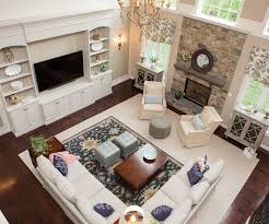 Interior Design By Meredith Eriksen Of Tuscan Blue Design Surya Rug Cae 1154 Pho Furniture Placement Living Room Rectangular Living Rooms Livingroom Layout