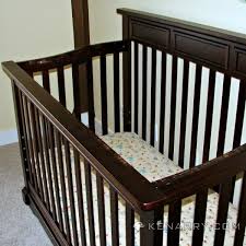 So i came up with a design based on inspiration from ones … Crib Rail Cover Easy Idea With No Sewing Required