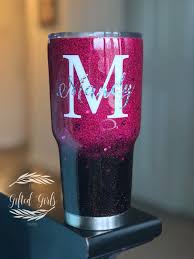 Black And Silver Ombre Tumbler Dark Pink Black Glittered Tumbler Etsy Shop Custom Glittered Ombre Tumbler Dark Pink And Black Glitter Tumble Glitter Crafts Glitter Tumbler Glitter Cups