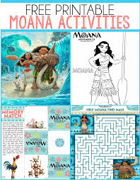 You could, of course, change or add questions according to the age of the . Free Moana Printables Coloring Pages Party Printables And More