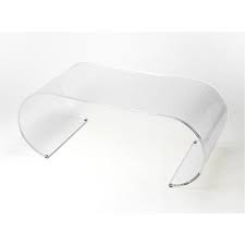 Butler 3738335 Milan Arched Acrylic Cocktail Table In Clear Acrylic Coffee Table Durable Table Coffee Table
