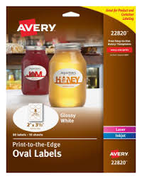 Avery Oval Labels Permanent Adhesive 2 X 3 1 3 80 Labels 22820 Avery Com Are your essential oil labels fda compliant? avery oval labels sure feed technology laser inkjet compatible 2 x 3 1 3 80 glossy labels 22820