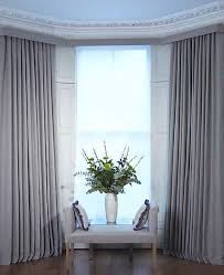 55 Elegant Bay Window Curtain Pole Ceiling Fix In 2020 Bay Window Curtains Living Room Bay Window Curtains Contemporary Curtains