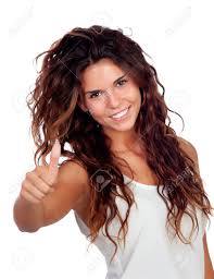 Check it out to see how i go from a frizzy bouffant to soft, voluminous curls! Natural Girl With Curly Hair Saying Ok Isolated On A White Background Stock Photo Picture And Royalty Free Image Image 22107760
