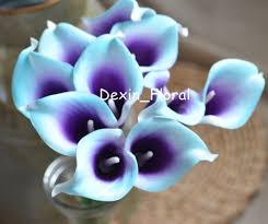 See more ideas about aqua wedding, flower ball centerpiece, red centerpieces. Aqua Blue Purple Picasso Calla Lilies Real Touch Flowers For Silk Wedding Bouquets Wedding Decorations Artificial Calla Lily Artificial Calla Lily Calla Lilytouch Flower Aliexpress