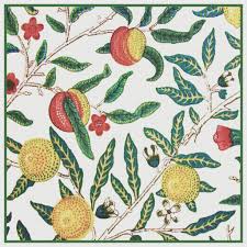 Navy 5 stitches across (move down a row) 6 stitches across (move down a row). Hand Embr Patterns Magazines William Morris S Arts Crafts Forest Deer Counted Cross Stitch Pattern Crafts Citricauca Com