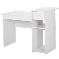 Modern White Computer Desk With Drawers And Printer Shelves Study Writing Table Workstation For Small Space Home Office Wood View Mdf White Computer Desk Joysourcefurniture Product Details From Shandong Joysource Wood Co From ladder to rolling to modular desks if you're carving out a corner of the bedroom or living room for your workspace, a smaller modular make a statement with a writing desk in an unexpected material—shagreen or acrylic, anyone?