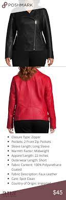 A N A Faux Leather Jacket Leather Jacket Faux Leather Jackets Jackets
