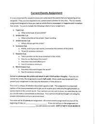 Currenteventsassignmentrubricpresentation Jaqcl Slideshare Current Events Assignment Rubr Current Events Worksheet Middle School Lesson Plans Current Events