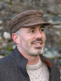 Tweed Skipper Cap- Brown Fleck Salt & Pepper