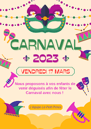 Affiche Carnaval - Mairie de Chaponnay