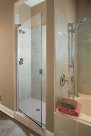 A bathroom medicine cabinet without mirrors works great above a toilet or on an opposite wall. Basco Frameless Classic 3610 Clear Glass Silver Frame Pivot Version Shown Here Shower Doors Glass Shower Tub Custom Shower Doors