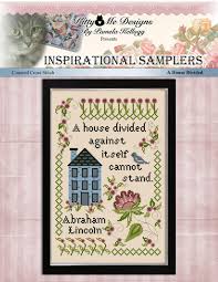 14 inches long x 12 inches wide. Kitty And Me House Divided A Cross Stitch Pattern 123stitch