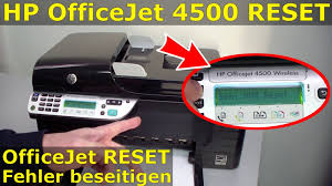 Treiber hp officejet 4500 g510. Hp Officejet 4500 Reset Factory Drucker Zurucksetzen Tuhl Teim De