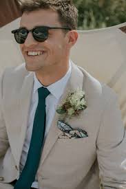 Teal Blue Linen Tie, Creme and Terracotta Flowers, Expand of Flowers  Fabric, Handmade Necktie, Groom Tie, Skinny, Pocket Square, Lapel Pin