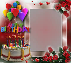 Upload an image you can move, resize and rotate. Edit Photo Online Frame Birthday