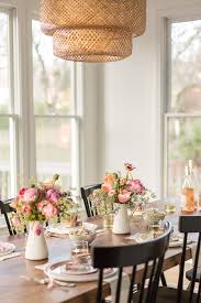 Pastels are often associated with spring and are simple to incorporate as a party theme. How To Throw A Minimal Spring Dinner Party Just In Time For Mother S Day