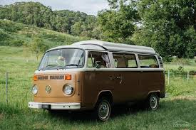 Image result for Brown Beige 1950 VW Bus