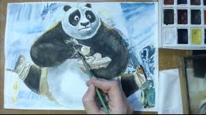 кунг фу панда 3 смотреть онлайн бесплатно на ютубе Kak Narisovat Pandu Kung Fu How To Draw Kung Fu Panda Illyustracii Panda Akvarel
