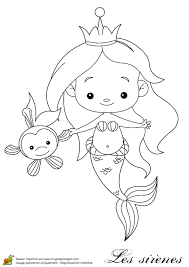 Oui cet être si mystérieux aux multiples formes. Coloriage Petite Sirene Et Son Copain Poisson Sur Hugolescargot Com