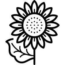 Sunflower Free Vector Icons Designed By Freepik Flower Drawing Embroidery Design Download Flower Icons