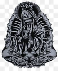 A digital oil painting of santa muerte in time lapse. Santa Muerte Png And Santa Muerte Transparent Clipart Free Download Cleanpng Kisspng