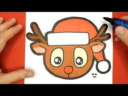Tuto Dessin De Rudolphe Au Nez Rouge Renne Du Pere Noel Youtube Rennes Pere Noel Coloriage Noel Gratuit Dessin Renne