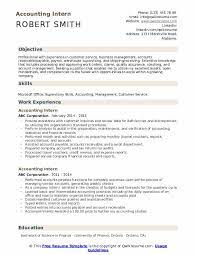 When creating an accounting cv, it is crucial for you to understand the correct format. Accounting Intern Resume Samples Qwikresume
