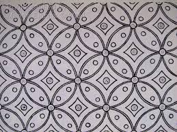 15 gambar sketsa bunga dari pensil yang mudah dibuat. Pola Batik Yang Mudah Digambar Di Kertas