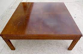 Vintage henredon coffee table burl wood ming mont mcm burled. Vintage Henredon Coffee Table Ebay Laurel Home