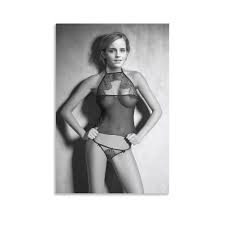 Emma Watson Celebrity Portrait Poster Popular Sexy Hot Girl Black And White  Art Poster Decorative Painting Canvas Wall Art Living Room Posters Bedroom  Painting 24x36inch(60x90cm) : Amazon.ca: Home