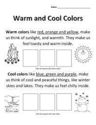 Black And Yellow Make What Color Warm And Cool Colors Worksheet Warm And Cool Colors Color Art Lessons Color Lessons