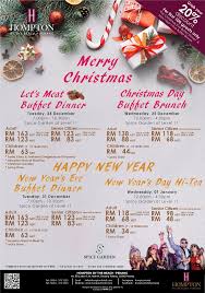 Purchase s$200 worth of f&b vouchers at the price of s$100. Christmas Buffet 2019 New Year 2020 Hompton By The Beach Penang Crisp Of Life