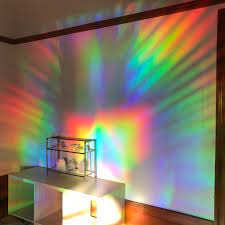 Create Amazing Gigantic Rainbows In Your Home With Rainbow Symphony S Holographic Prismatic Rainbow Window Film Crystal Room Rainbow Room Rainbow Light