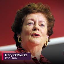 Former Fianna Fáil TD and cabinet minister Mary O'Rourke has died at the  age of 87.