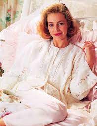 Knit in one piece for easy construction. Retro Monday Knitted Bed Jackets Little Yellow Cat