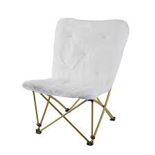 mainstays folding plush saucer chair multiple colors walmart com butterfly chair folding lounge chair chairs for small spaces