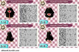Akatsuki Cloak By Abhawk90 On Deviantart In 2020 Akatsuki Cloak Animal Crossing 3ds Animal Crossing Qr