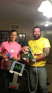 Spongebob Patrick Amd Plankton Family Costume And His Computer Wife Karen Is His Ventilator For Family Costumes Spongebob Halloween Costume Family Halloween