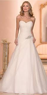 Glamorous Tulle Sweetheart Neckline A Line Wedding Dress With Rhinestones Aline Wedding Dress Princess Wedding Dresses Wedding Dresses Strapless